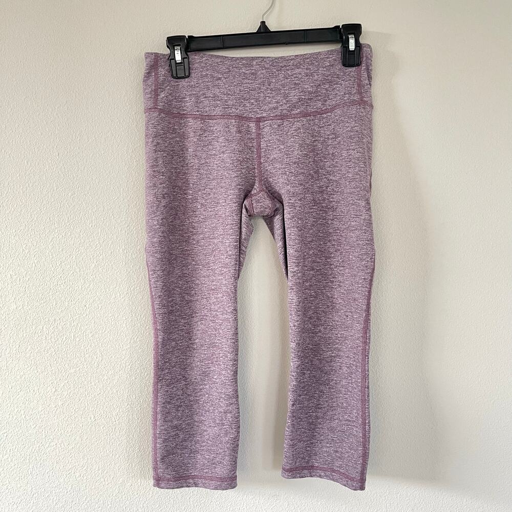 Patagonia Heathered Purple Crop Leggings (M)